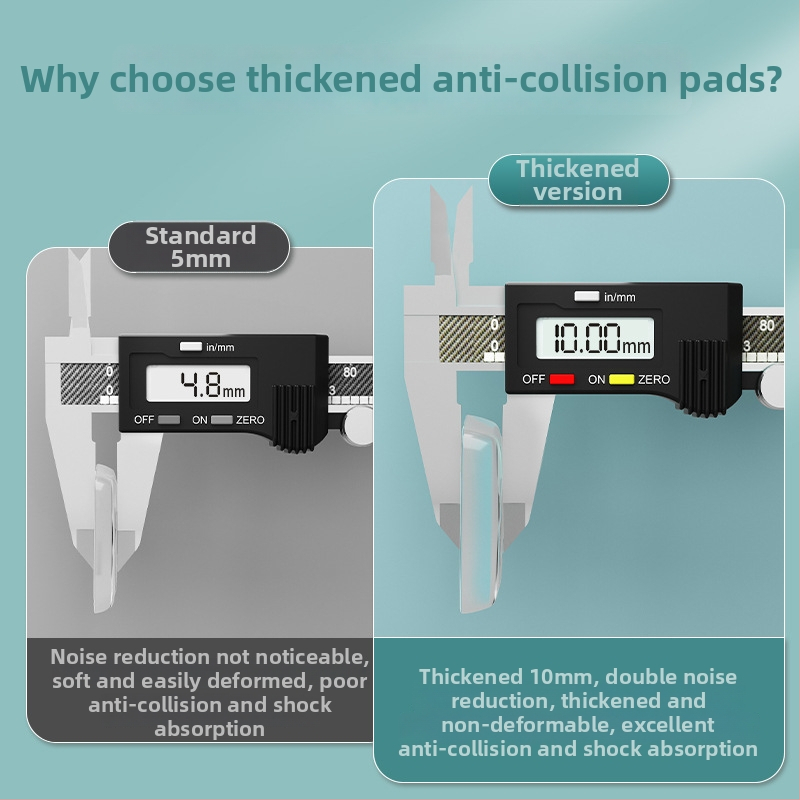 Силиконова защитна лента за врати без пробиване, защита на стени и тиха работа — марка Additive degree; Баркод: 6926600063174; Опаковка: свържете се с обслужването на клиенти.