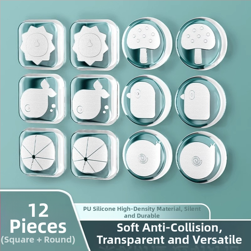 Силиконова защитна лента за врати без пробиване, защита на стени и тиха работа — марка Additive degree; Баркод: 6926600063174; Опаковка: свържете се с обслужването на клиенти.