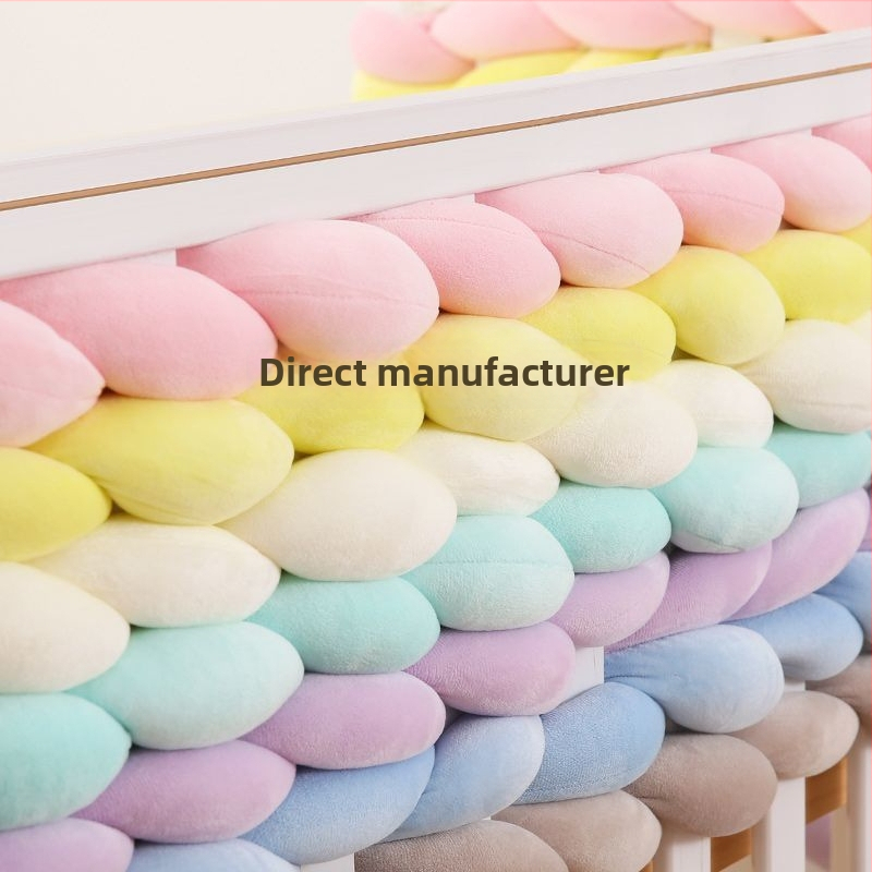 Kūdikio lopšio apsauga su pintų audinių anti-kolizijos juosta