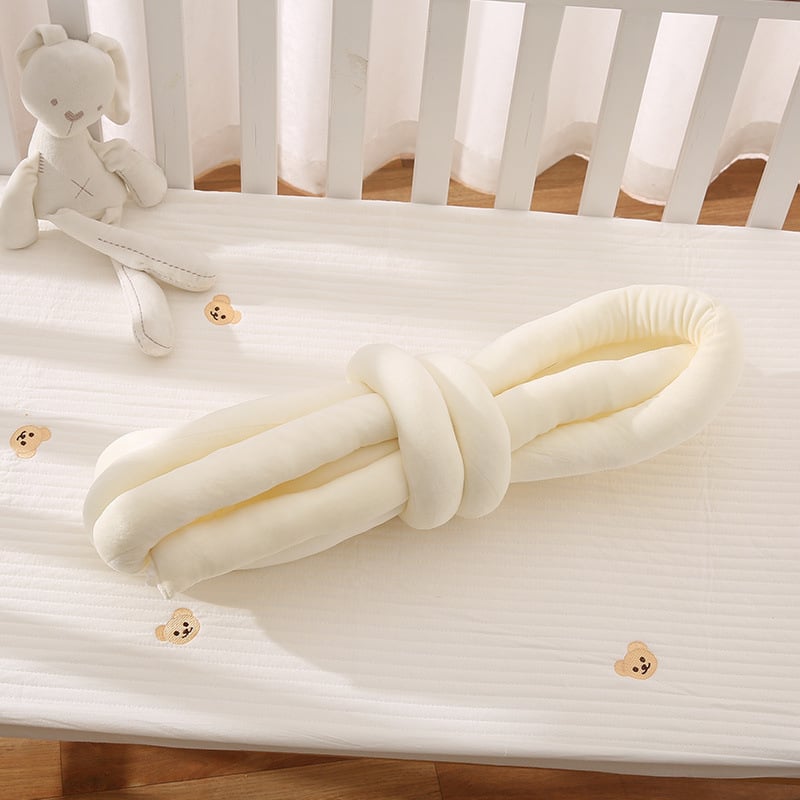 Бебешка преграда за кошара с плетена предпазна лента срещу удар