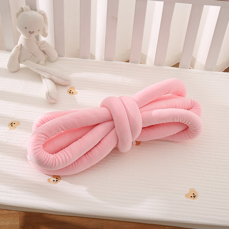 Бебешка преграда за кошара с плетена предпазна лента срещу удар