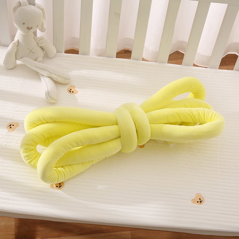 Бебешка преграда за кошара с плетена предпазна лента срещу удар