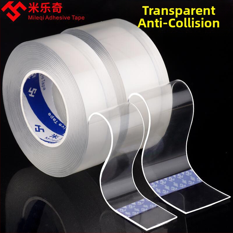 Silikono kampų apsaugos juostelė, Nano Tape serija, Milky ženklas, vandens pagrindo klijai su akrilo sistema, pločio/ilgio/storio reguliavimas, lengvai atplėšiama
