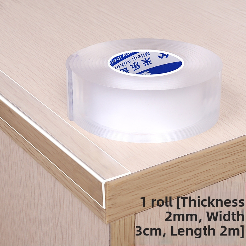Silikono kampų apsaugos juostelė, Nano Tape serija, Milky ženklas, vandens pagrindo klijai su akrilo sistema, pločio/ilgio/storio reguliavimas, lengvai atplėšiama