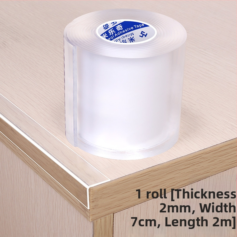 Silikono kampų apsaugos juostelė, Nano Tape serija, Milky ženklas, vandens pagrindo klijai su akrilo sistema, pločio/ilgio/storio reguliavimas, lengvai atplėšiama