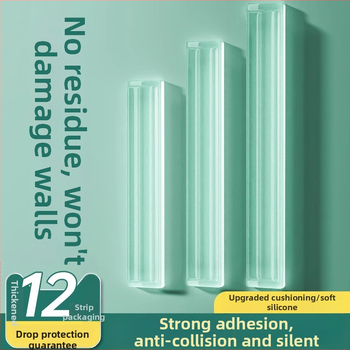 Silikona aizsardzība ledusskapja durvīm, roktura buferis, klusa darbība, nodilumizturīga