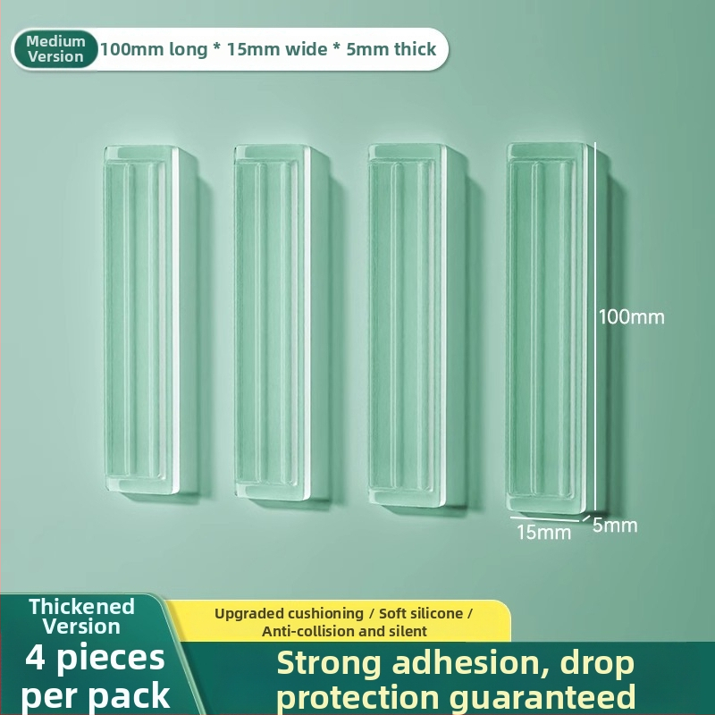 Silikona aizsardzība ledusskapja durvīm, roktura buferis, klusa darbība, nodilumizturīga