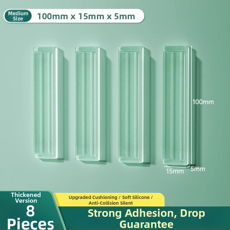 Silikona aizsardzība ledusskapja durvīm, roktura buferis, klusa darbība, nodilumizturīga