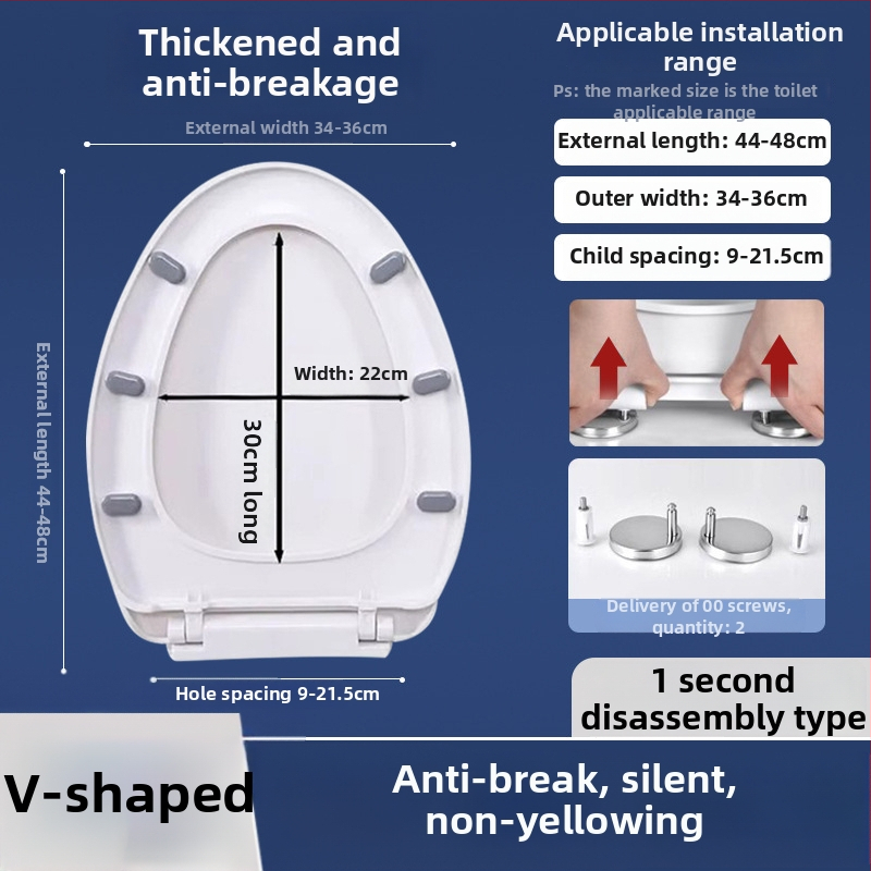 Toaletės dangtelis su lėtu uždarymu; UOV tipo; iš PP plokštės; U formos; skylučių atstumas 8–25 mm
