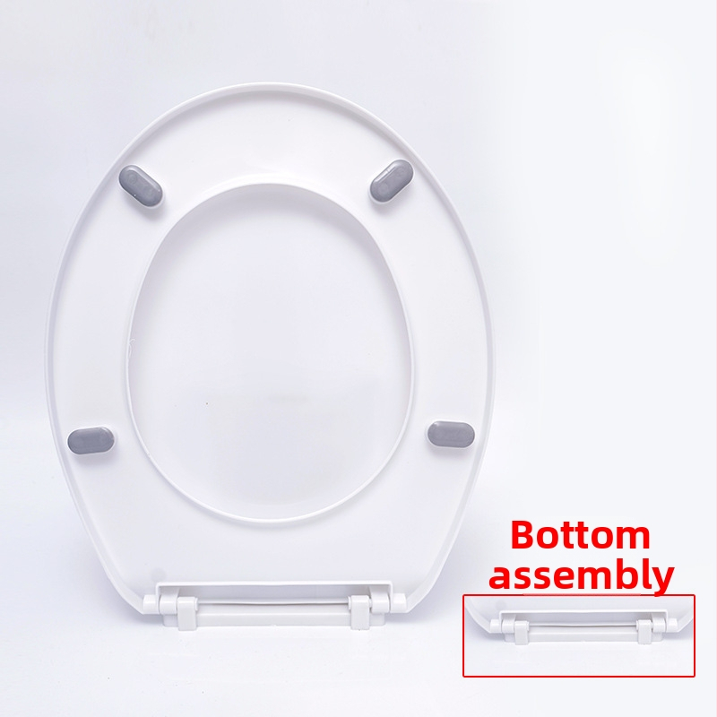 Toaletės dangtelis su lėtu uždarymu; UOV tipo; iš PP plokštės; U formos; skylučių atstumas 8–25 mm