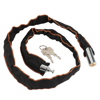 Zhiwei ķēdes aizslēdzējs, mangāna tērauds un varš, piemērots elektrisko transportlīdzekļu, motociklu, velosipēdu un stikla durvīm; svars 280-800