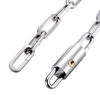 Ahelalukk, millel on varguse ja lõikamise vastane kaitse, terasest, mudel 698573, Guangzhou Jingli, sobib kolmerattalistele sõidukitele, jalgratastele, mootorratastele ja elektrijalgratastele, kaasaegne minimalistlik disain.