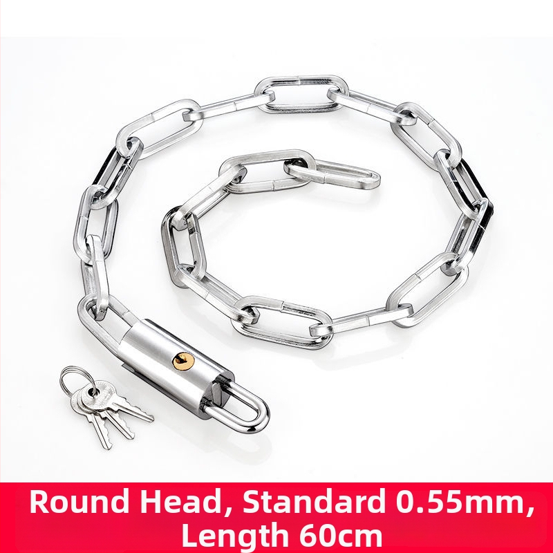 Ahelalukk, millel on varguse ja lõikamise vastane kaitse, terasest, mudel 698573, Guangzhou Jingli, sobib kolmerattalistele sõidukitele, jalgratastele, mootorratastele ja elektrijalgratastele, kaasaegne minimalistlik disain.