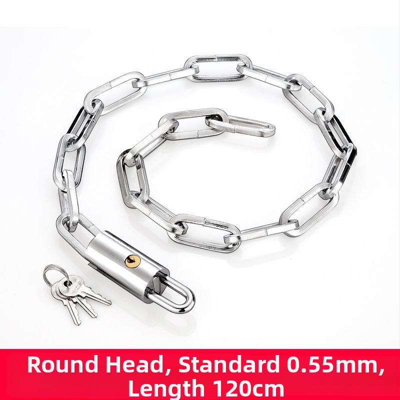 Ahelalukk, millel on varguse ja lõikamise vastane kaitse, terasest, mudel 698573, Guangzhou Jingli, sobib kolmerattalistele sõidukitele, jalgratastele, mootorratastele ja elektrijalgratastele, kaasaegne minimalistlik disain.