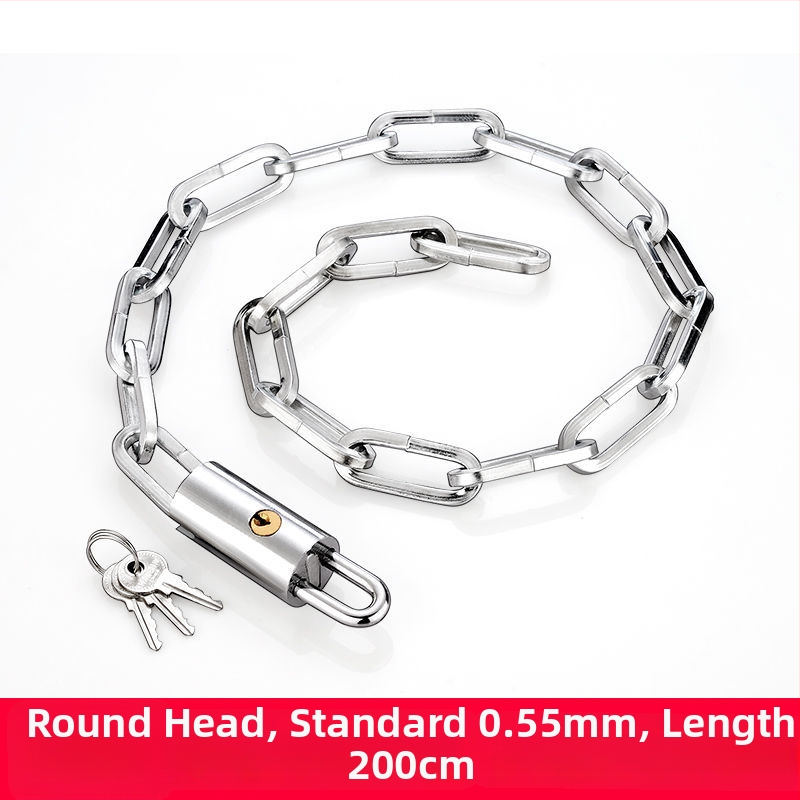 Ahelalukk, millel on varguse ja lõikamise vastane kaitse, terasest, mudel 698573, Guangzhou Jingli, sobib kolmerattalistele sõidukitele, jalgratastele, mootorratastele ja elektrijalgratastele, kaasaegne minimalistlik disain.