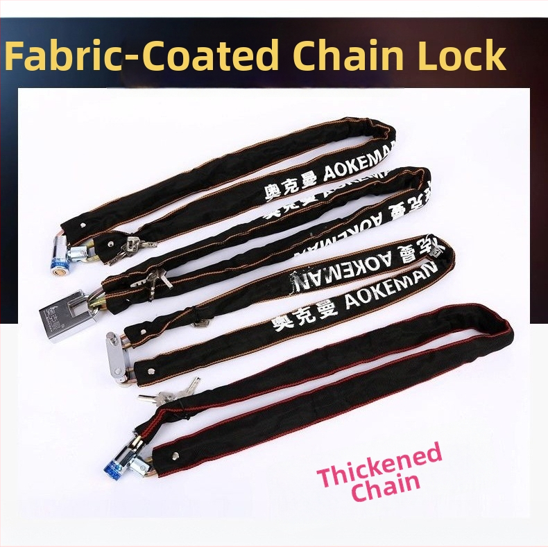 Ockman paksu tekstiilmähisega kettlukust mangaanterasest, mudel 5100, sobib jalgratastele, motorollidele, elektrisõidukitele ja ustele