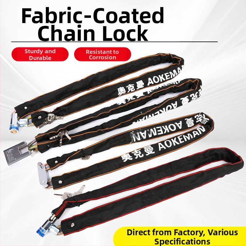 Ockman bieza auduma apvalka ķēdes slēdzis no mangāna tērauda, modelis 5100, piemērots velosipēdiem, motocikliem, elektriskajiem transportlīdzekļiem un durvīm