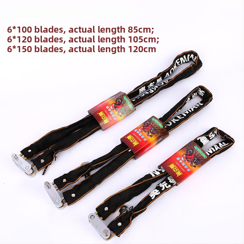 Ockman paksu tekstiilmähisega kettlukust mangaanterasest, mudel 5100, sobib jalgratastele, motorollidele, elektrisõidukitele ja ustele