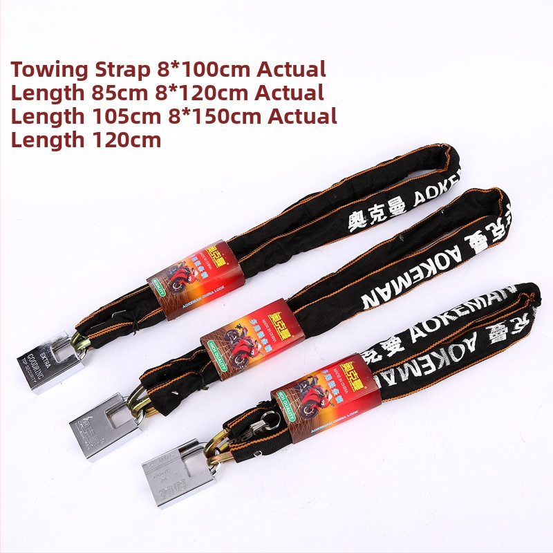 Ockman paksu tekstiilmähisega kettlukust mangaanterasest, mudel 5100, sobib jalgratastele, motorollidele, elektrisõidukitele ja ustele