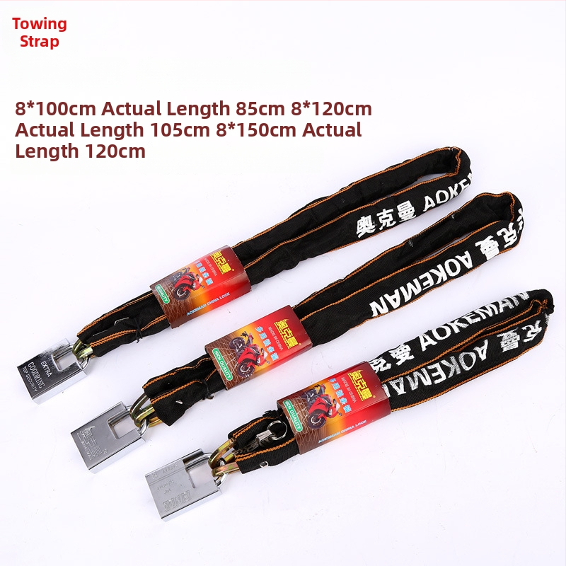 Ockman paksu tekstiilmähisega kettlukust mangaanterasest, mudel 5100, sobib jalgratastele, motorollidele, elektrisõidukitele ja ustele