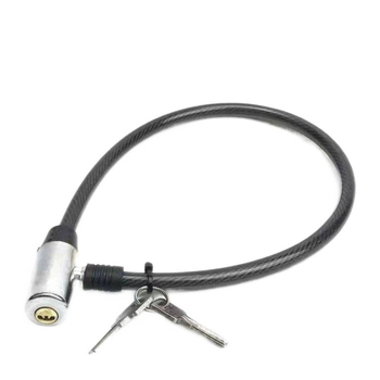 Dviračio užraktas — nešiojamas, plieninis kabelis ir storesnė grandinė, užraktas, prieš vogimą