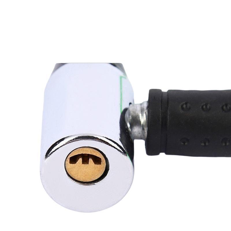 Dviračio užraktas — nešiojamas, plieninis kabelis ir storesnė grandinė, užraktas, prieš vogimą