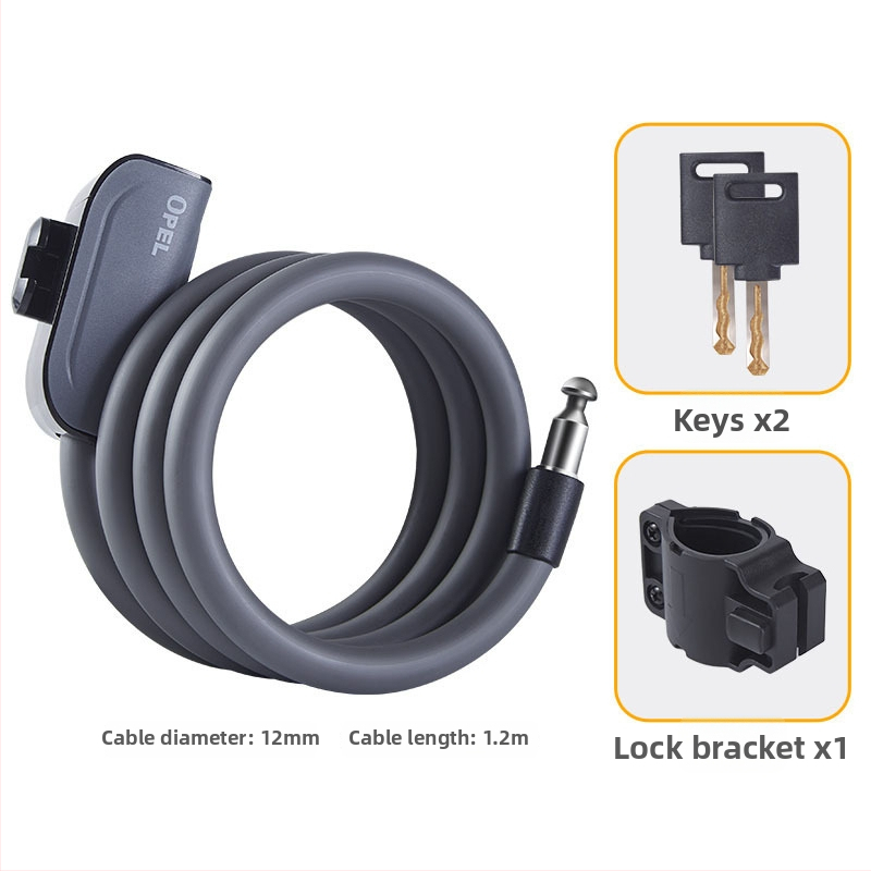 OPEL JTS-K plieno dviračio užraktas, skirtas kalnų ir miesto dviračiams, 0,4 kg