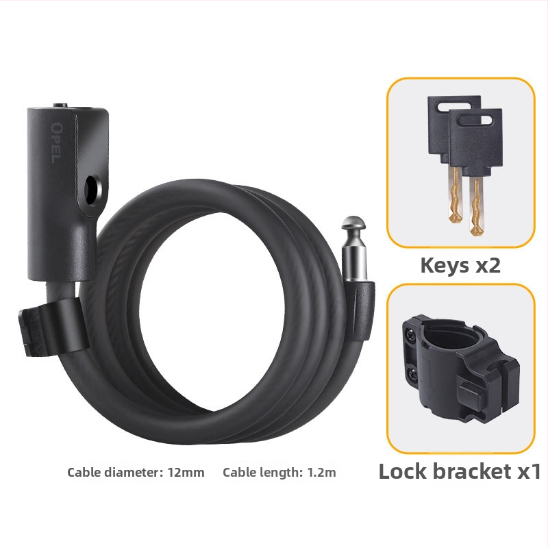 OPEL JTS-K plieno dviračio užraktas, skirtas kalnų ir miesto dviračiams, 0,4 kg