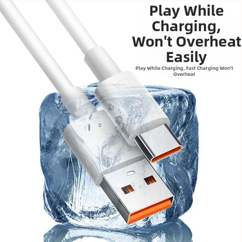 Sanxi 6A greito įkrovimo duomenų kabelis — USB-C/Lightning/Micro-USB (daugiainterfeisių), TPES medžiaga