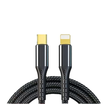 Semida Sheng Apple Lightning greito įkrovimo kabelis, 20W, pintas, su vienu galu