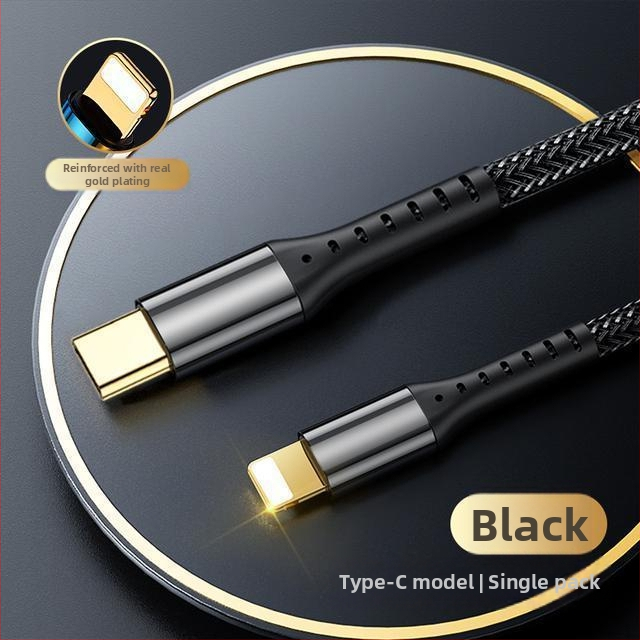 Semida Sheng Apple Lightning greito įkrovimo kabelis, 20W, pintas, su vienu galu