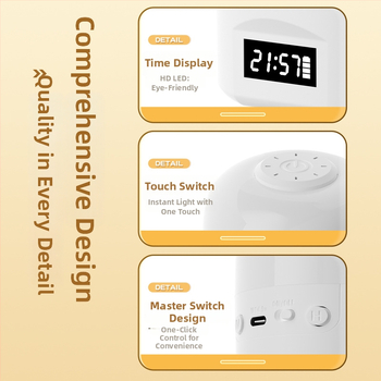 Lampa de birou LED cu USB, control tactil, protecție pentru ochi, reglare fină a luminozității și temperaturii culorii pentru dormitor și studiu