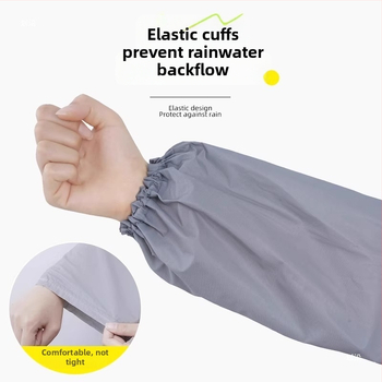 Suaugusiųjų storas PVC lietaus pončas, lauko kelionėms ir alpinizmui – kartojamai naudojamas