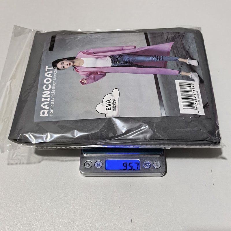 Vieno sluoksnio EVA lietaus pončas suaugusiems, unisex, tinkama žygiams, audinio storis 0.18