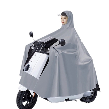 Пончо за деца за мотоциклет и електрическо превозно средство; еднократно използваемо; Oxford плат с водоустойчив PVC слой; леко и минималистично