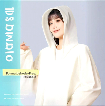 Unisex EVA lietaus pončas, matinė apdaila, 0.18 mm storis, daugkartiniam naudojimui, skirtas žygiams ir kelionėms