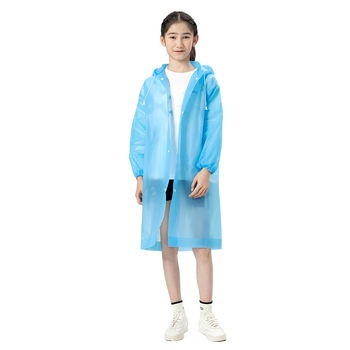Vaikų EVA lietaus pončas, sutirštintas, daukartinio naudojimo, mokyklai, vienam asmeniui, amžius 7–12 metų