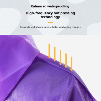 Αδιάβροχο poncho EVA, πάχος 0,14 mm, για ενήλικες, σε σακούλα συσκευασίας, κατάλληλο για ταξίδια