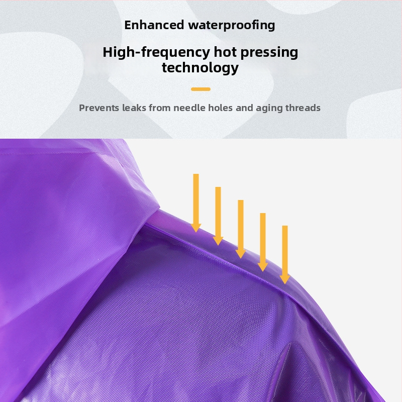 Αδιάβροχο poncho EVA, πάχος 0,14 mm, για ενήλικες, σε σακούλα συσκευασίας, κατάλληλο για ταξίδια