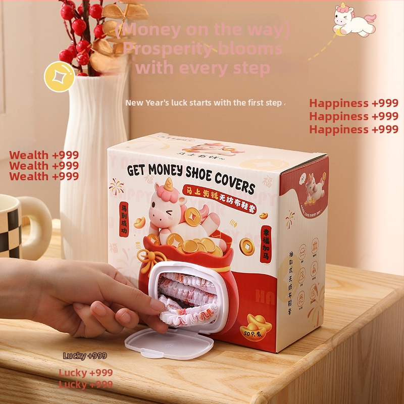 Vienkartiniai vidaus patalpų avalynės dangteliai, nepluošto audinys, priešslydis, kilmės vieta Zhejiang, galiojimo laikas 10 metų