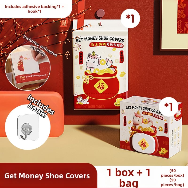 Vienkartiniai vidaus patalpų avalynės dangteliai, nepluošto audinys, priešslydis, kilmės vieta Zhejiang, galiojimo laikas 10 metų