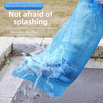 Vienkartinė vandeniui atspari avalynės gaubtelis, skaidrus storas plastikas, ilgaamžė lauko naudojimui