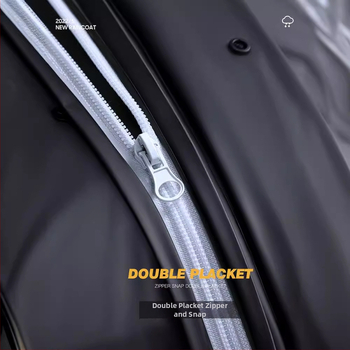 Daugkartinis lietaus pončas suaugusiesiems, tinkamas motociklui/elektriniam transporteriui, EVA audinys, storas, vienai asmeniui