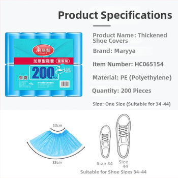 PE (polietileniniai) avalynės dangteliai – stori, atsparūs vandeniui, dulkių atsparūs, neslidūs