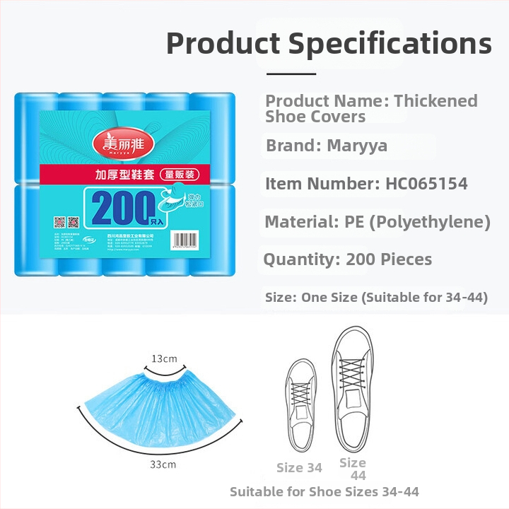 PE (polietileniniai) avalynės dangteliai – stori, atsparūs vandeniui, dulkių atsparūs, neslidūs