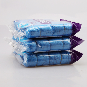 Vienkartiniai stora plastikiniai batų dangteliai vidaus naudojimui, dulkių apsauga suaugusiems