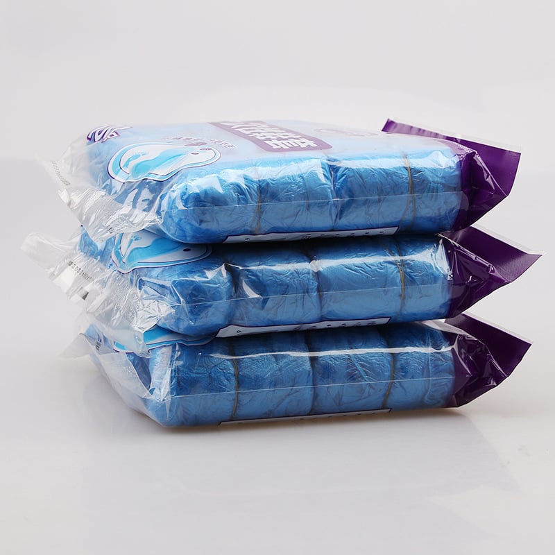 Vienkartiniai stora plastikiniai batų dangteliai vidaus naudojimui, dulkių apsauga suaugusiems