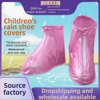 Vaikų lauko batų dangteliai lietui — atsparūs vandeniui PVC, sustiprinta medžiaga, neslidūs, atsparūs dilimui