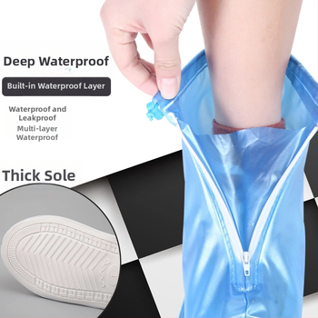 Vaikų lauko batų dangteliai lietui — atsparūs vandeniui PVC, sustiprinta medžiaga, neslidūs, atsparūs dilimui