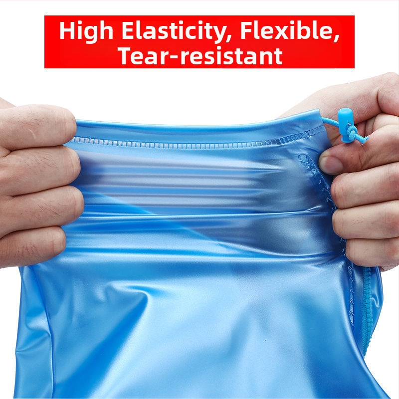 Vaikų lauko batų dangteliai lietui — atsparūs vandeniui PVC, sustiprinta medžiaga, neslidūs, atsparūs dilimui